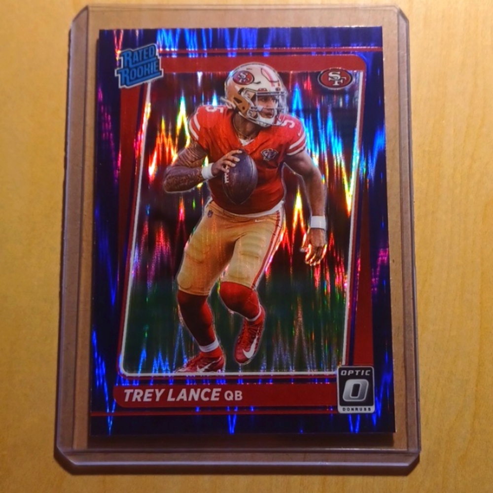 Trey lance rated rookie optic